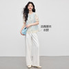 【08/12新品】熙世界新中式国风套装女2025夏装新款珠片刺绣马甲天丝衬衫两件套 商品缩略图1