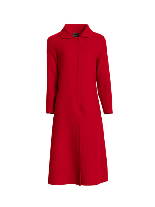 LIZZY 秋冬欧式复古双面羊毛立领宽松廓形长款大衣外套7224 商品图4