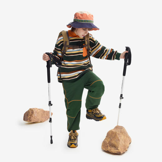 【MQD】【两件套】童装男童套装春秋季款摇粒绒儿童卫衣帅气时髦 商品图3