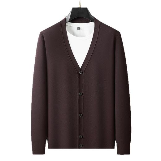 【DWP】大依优型大码男装开衫羊毛衫秋季新款男士加肥加大码针织外套男胖子毛衣外套弹力 商品图4