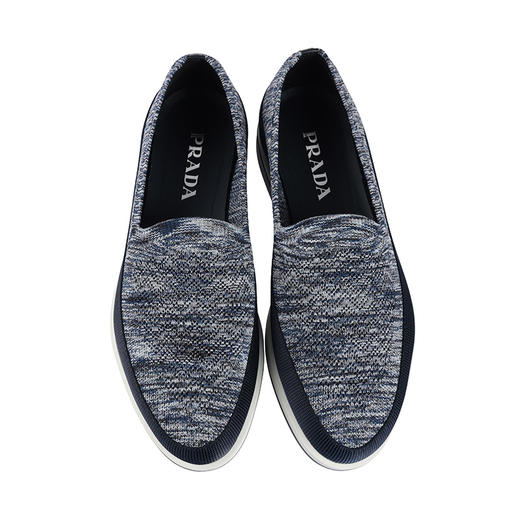 【超惠秒】Prada 普拉达 男士织面平底舒适百搭休闲鞋 12273 商品图9