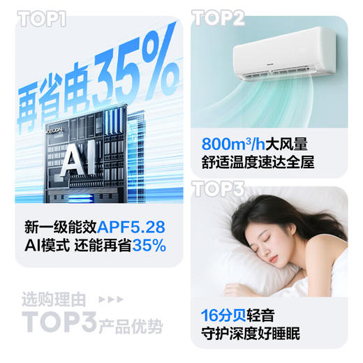 科龙空调 KFR-35GW/QS1-X1【盈】 商品图1