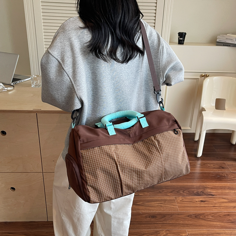 【大容量高级感多功能包包】柔软舒适面料 结实耐用，干湿分离 独立鞋位，短途出差 户外运动健身 日常搭配皆可！