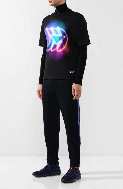 【超惠秒】Prada 普拉达 男士织物真皮舒适百搭运动休闲鞋 12141 商品图7