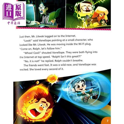 【中商原版】英文原版 级别6迪士尼儿童读物 无敌破坏王2含音频Level 6 Disney Kids Readers Ralph Breaks the Internet Pack 商品图2