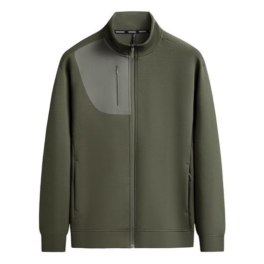 【DSF】大依优型大码男装秋季新款男士加肥加大码立领针织夹克男胖子开衫卫衣 商品图10