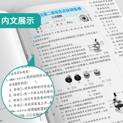 2025秋【人教版】七八年级上册 初中生物 单元双测 商品图3