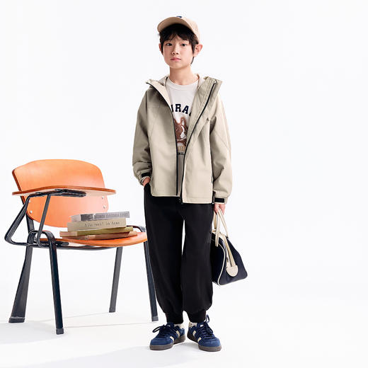 【实体店同款】男童梭织外套秋季新款安奈儿童装AB535147 商品图3