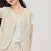 【08/12新品】熙世界大方得体穿搭套装女2025夏装新款天丝亚麻马甲休闲裤两件套 商品缩略图4