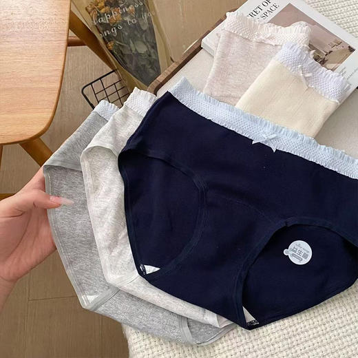 少女风内裤女蕾丝花边裤腰纪念日百货门店同款163803262 商品图4