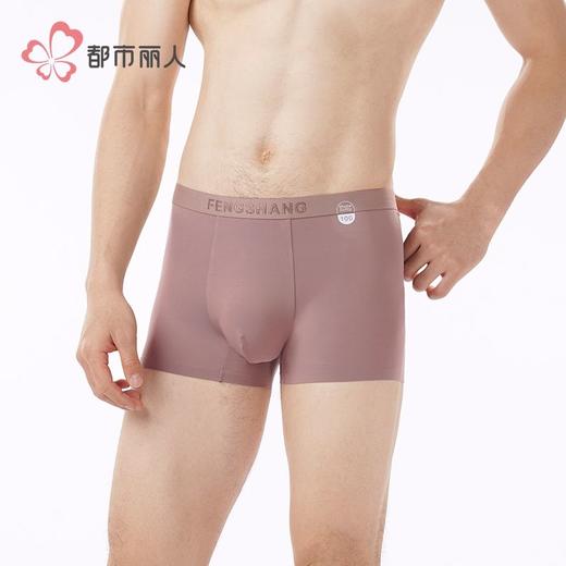 都市丽人男士内裤100S莫代尔内裤贴合内裤平角内裤男内裤FKH407 商品图2