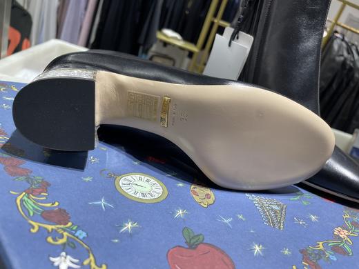 【超惠秒】GUCCI 古驰 女士可拆卸珠宝蝴蝶结 真皮高跟及踝靴11856 商品图8