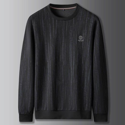 【DK】大依优型大码男装卫衣套头长袖体恤衫男士加肥大码上衣服胖子宽松休闲圆领 商品图6