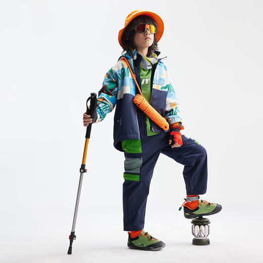 【MQD】童装男童迷彩防水风衣秋冬款儿童三合一儿童外套 商品图2