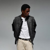 CHINISM赤尘 黑色做旧复古美式机车牛仔夹克男水洗高街立领外套 商品缩略图1