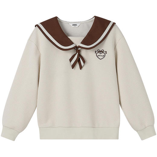 【实体店同款】女童翻领卫衣秋季新款安奈儿童装AG531301 商品图5