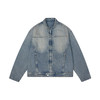 CHINISM赤尘 做旧复古美式机车牛仔夹克女水洗街头休闲立领外套 商品缩略图4