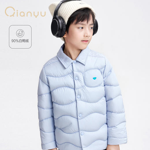 笛莎千与2025秋新款男女童同款轻薄羽绒服 商品图2