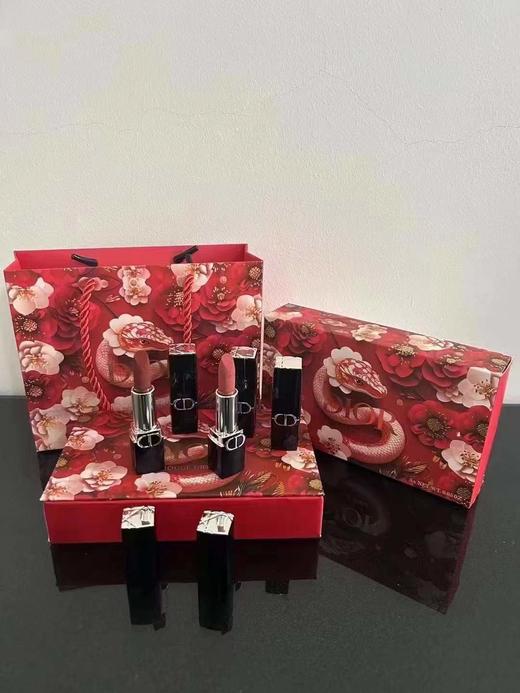 【情人节礼盒】Dior迪奥烈焰蓝金蛇年限定口红五件套礼盒 送礼佳品 赠礼袋 1.5g*5 商品图4