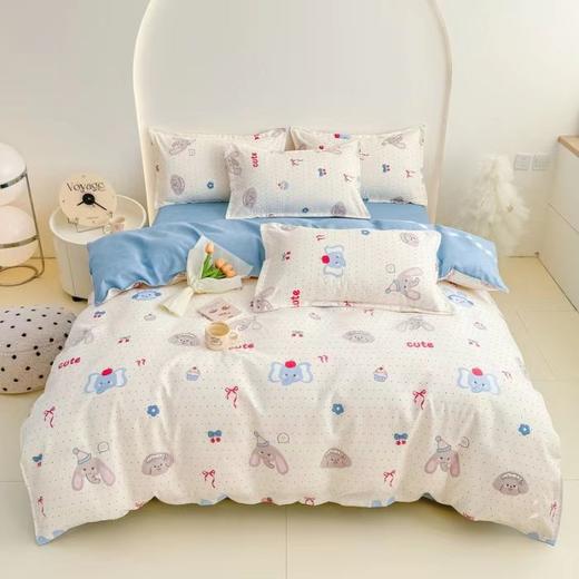 新品加厚生态棉高克重印染系列四件套G110400001 商品图12