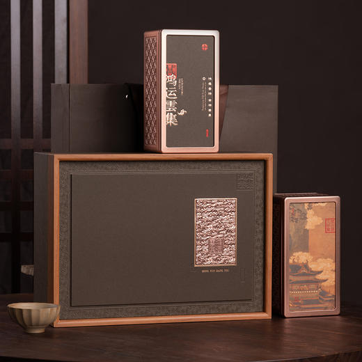 鸿运云集【027两方罐  咖色】46元一套/一箱10套 商品图4