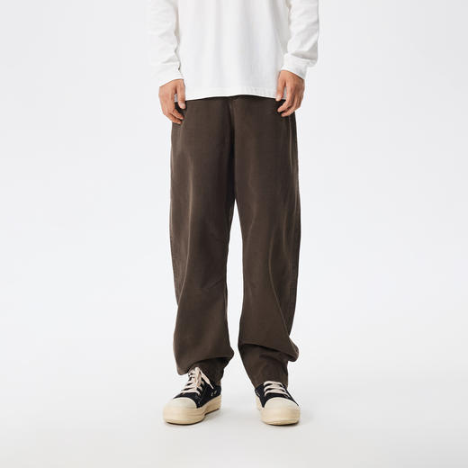 CHINISM赤尘 美拉德棕色复古弯刀牛仔裤男宽松水洗直筒裤美式裤子 商品图0