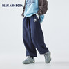 蓝汽水2025年秋冬新款亲子装中大男童拼色卫裤休闲保暖运动束脚裤 商品缩略图0