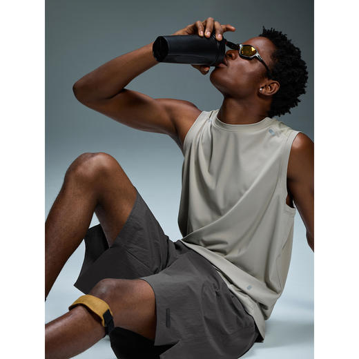 【凉感】CHINISM赤尘 反光户外运动背心男健身训练坎肩无袖T恤 商品图0