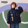 【MQD】童装儿童春秋季品复古休闲摇粒绒立领外套男童保暖上衣 商品缩略图0