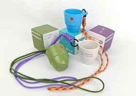 【新品早鸟价】“随心流动”随身小杯  咖啡渣品饮杯（三色可选：绿色/蓝色/米白色） 食品级密胺树脂/  文创   环保 品饮杯  伍尔夫  送礼  礼物  质感  广西师范大学出版社