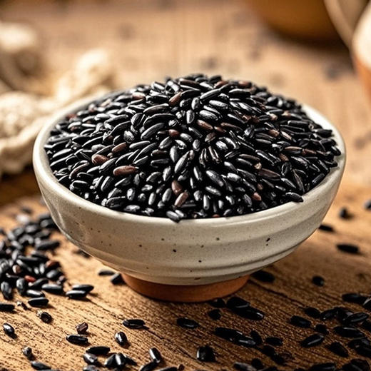 【时芸汇】有机黑米390g/罐*2 五谷杂粮煮粥蒸饭米香浓郁软糯颗粒饱满 商品图1