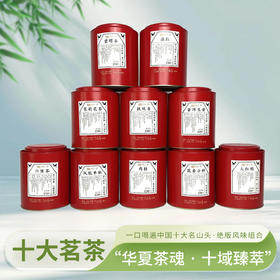 十大茗茶，一口喝遍中国十大·绝版风味组合（赠一壶四杯）