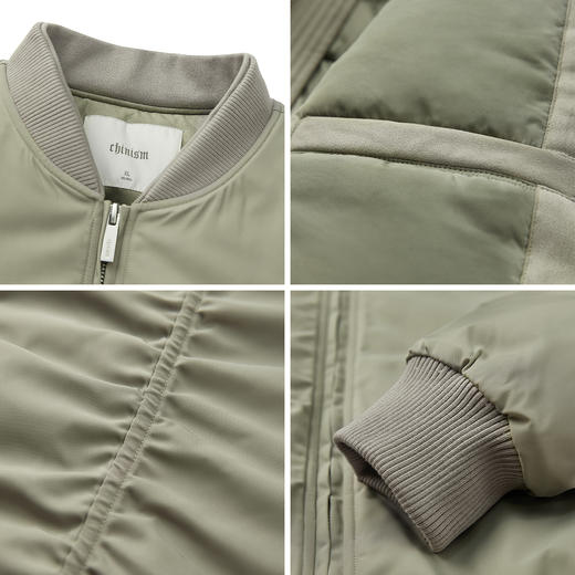 CHINISM赤尘 基础MA1飞行夹克外套男女同款冬季加厚棉衣美式棉服 商品图4