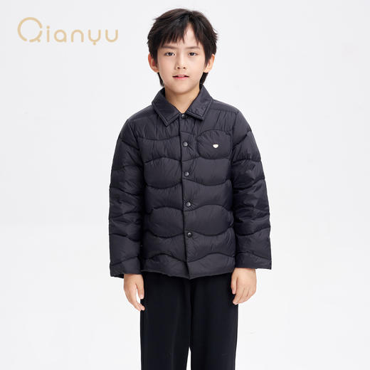 笛莎千与2025秋新款男女童同款轻薄羽绒服 商品图3