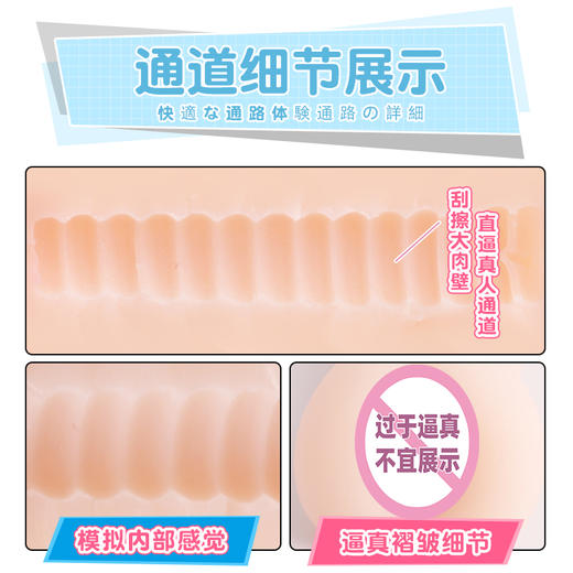 来乐LILO名器012盒装 卡通真人仿真通道飞机杯男用发泄自慰成人男用情趣玩具 商品图2