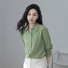 火桐hooton 小尖领百搭纯色双绉真丝衬衫YT290 商品缩略图2
