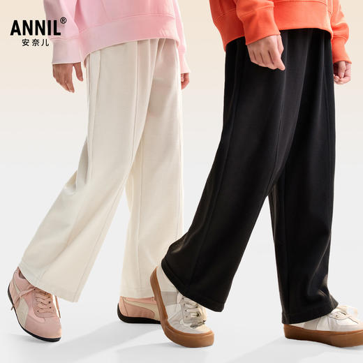男女童全腰针织单裤秋季新款安奈儿童装EM536504 商品图1