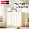 【冬日暖拥】曼龙mloong缤智儿童玩具收纳柜家用儿童宝宝衣柜喂养台置物架衣服储物柜 商品缩略图0