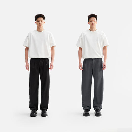 CHINISM赤尘 直筒西裤男夏季薄款西装裤宽松男裤休闲裤男士裤子 商品图4