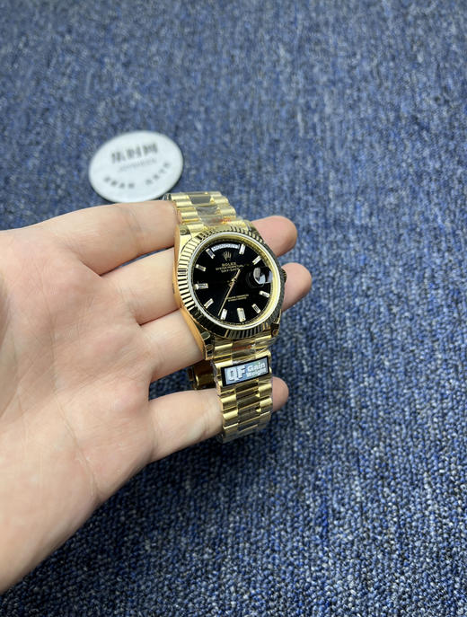 QF配重版 重量180克+ 劳力士星期日历型系列 日志40mm 黑冰糖DD
款式：男士腕表 商品图2