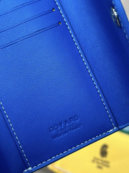 三折一体钱包卡包。棕色。黄色。绿色。黑色  蓝色g 商品图5