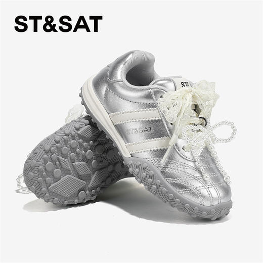 【童鞋】星期六精致双蝴蝶结运动防滑女童阿甘鞋SSD3191U2V 商品图6