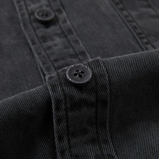 【商场同款】CHINISM赤尘 莱赛尔刺绣短袖衬衫男2025夏季做旧衬衣 商品图4