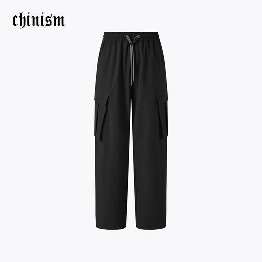CHINISM赤尘 四面弹工装裤男秋季宽松阔腿抽绳复古男士休闲裤 商品图1