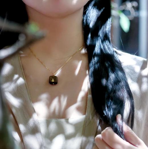 寻山隐·海南绿奇楠沉香新中式首饰 ，文玩国风美人的风雅首饰，自带儒雅香气【G】 商品图13