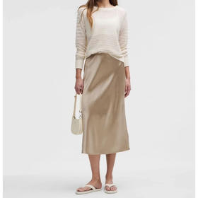 只要¥299！Lululemon 香槟色缎面裙 价格无敌好 尺码XS/S/M