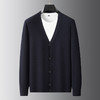 【DWP】大依优型大码男装开衫羊毛衫秋季新款男士加肥加大码针织外套男胖子毛衣外套弹力 商品缩略图3