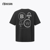 【商场同款】CHINISM赤尘 灰色印花短袖男夏季新款男士纯棉t恤 商品缩略图1