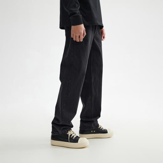 CHINISM赤尘 水洗浅色牛仔裤男直筒美式新款长裤男士裤子宽松男裤 商品图1