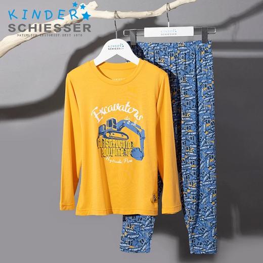 【印花莫代尔】SCHIESSER德国舒雅莫代尔男童家居套装3B/21539H 商品图0
